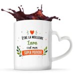 Planetee mug coeur meilleure lara super pouvoir tasse cadeau femme coll�gue