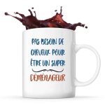 Planetee mug d�m�nageur pas besoin de cheveux - tasse cadeau travail m�tier d�part retraite coll�gue ...