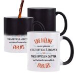 Planetee tasse magique m�line aussi g�niale ¿ mug qui change couleur avec la chaleur ¿ id�e cadeau ...