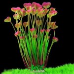 Plante aquatique artificielle en pvc pour la d�coration d'aquarium, 1 pi�ce, v�g�tation de simulation ...