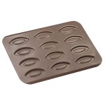 Plaque 12 barquettes - antiadh�rent - 320 x 235 mm
