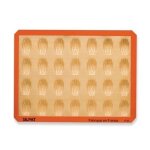 Plaque de 28 empreintes mini - madeleines silpat Plaque de 28 empreintes mini - madeleines silpat