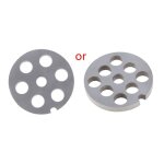 Plaques de broyeur a viande, trou central de 8. 2mm, accessoires de broyeur d'aliments en acier inoxydable ... Plaques de broyeur a viande, trou central de 8. 2mm, accessoires de broyeur d'aliments en acier inoxydable ...