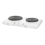 Plaque chauffante double 2500w clatronic dkp 3583 blanc