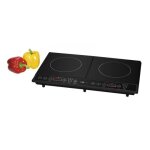 Plaque chauffante double � induction clatronic dki 3609 noir