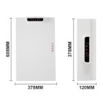 Plaque chauffante electrique pliable avec contrle de la temprature rglable, chauffage rapide, garde ...