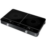 Plaque de cuisson a double induction - sencor - scp 4201gy - 3500 w - 2 foyers - ecran lcd - gris