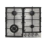 Plaque de cuisson � gaz encastrable - 4 feux, 1 wok, 60 cm haeger