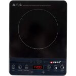 Plaque de cuisson induction 2000w 1 feu noire alpina thermostat r?glable