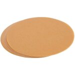 Plaques de cuisson rondes en papier parchemin non blanchi de 8 pouces, parfaites pour la cuisson, la ...