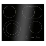 Plaque de cuisson en vitrocéramique 4 feux avec double zone encastrable bomann ebk7941 Plaque de cuisson en vitrocéramique 4 feux avec double zone encastrable bomann ebk7941