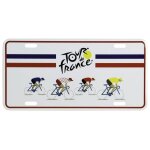 Plaque d�corative m�tallique tour de france
