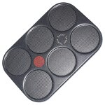 Plaque dessus 6 crepes - raclette, gril, wok (ts - 01026900 tefal)