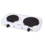 Plaque electrique 2 feux 2500w esperanza yellowstone blanche