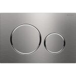 Plaque de commande geberit sigma20 115. 882. sn. 1 - acier inox bross� double touche