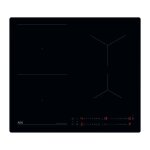 Plaque � induction aeg 4 zones 7200w noir - to64ib00ib