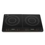 Plaque � induction � double foyer hic3400n - 25 noir carrefour home