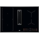 Plaque à induction extractrice intégrée - aeg - cce84543fb - 80 cm - 4 zones power - filtre 2 en 1 Plaque à induction extractrice intégrée - aeg - cce84543fb - 80 cm - 4 zones power - filtre 2 en 1