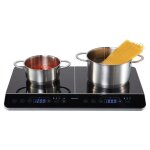 Plaque induction posable - medion - md 15324 - 2 feux - l 60, 3 x p 35, 5 cm