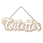 Plaque de porte relief pour les toilettes Plaque de porte relief pour les toilettes