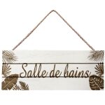Plaque de porte pour salle de bain Plaque de porte pour salle de bain