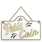 Plaque � suspendre le petit coin
