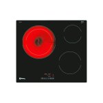 Plaques vitro - c�ramiques balay 3eb715er 3f 5700w 60cm noir