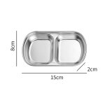 Plats aissce en acier inoxydable avec compartiment, mini bol a tremper pour sushi, assiettes a apéritif ... Plats aissce en acier inoxydable avec compartiment, mini bol a tremper pour sushi, assiettes a apéritif ...