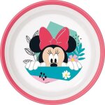 Plat cuisines tataway bol en plastique rose et blanc disney minnie pour filles avec base antidrapante ...