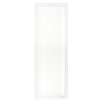 Plat rigide type dentelle g�teau rectangulaire blanc