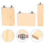 Plate - forme en bois pour perroquet oiseau, perchoir, cage, perchoirs, aire de jeux, planche a ressort, ...