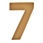 Plateau carton traiteur chiffre 7 26x40x4cm