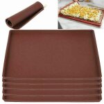 Plateaux de déshydrateur, lot de 5, en silicone antiadhésif, réutilisables pour viande séchée, fruits, ... Plateaux de déshydrateur, lot de 5, en silicone antiadhésif, réutilisables pour viande séchée, fruits, ...