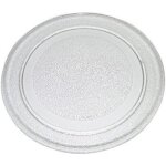 Plateau micro onde en verre diam. 24, 5cm (sans ergot central) pour four micro - ondes lg