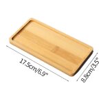 Plateau multi bambou soucoupe en bois pot de fleur plateau tasse pad coaster plaque cuisine plaque dcorative ...