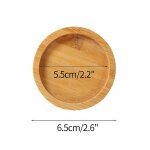 Plateau multi bambou soucoupe en bois pot de fleur plateau tasse pad coaster plaque cuisine plaque dcorative ...
