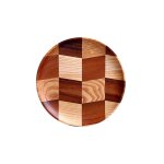 Plateau de service rond en bois, plateau a pain, tasse a th�, soucoupe plateaux assiette de fruits palette ...