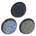 Plateau de service a th rond, petit motif complexe, tasse a th, soucoupes en alliage pour patio