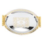 Plateau de table a caf en acier inoxydable, rangement de tasse a th de style europen, tasses a th, ...