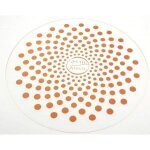 Plateau verre inferieur diametre 28. 5cm pour tour a fromage lagrange