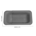 Plateau de vidange portable en silicone, tasse d'eau, tapis de table de séchage de la vaisselle, fruits ... Plateau de vidange portable en silicone, tasse d'eau, tapis de table de séchage de la vaisselle, fruits ...