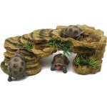 Plateforme de tortue pour reptiles, cachette d'habitat de roche, cachette de tortue, abri de roche, décoration ... Plateforme de tortue pour reptiles, cachette d'habitat de roche, cachette de tortue, abri de roche, décoration ...