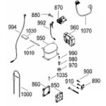 Platine int�grale (rep�re 960) r�frig�rateur cong�lateur (6146304 liebherr)