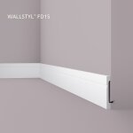 Plinthe nmc fd15 wallstyl noel marquet profil de dcoration design intemporel classique blanc 2 m