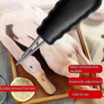 Plumeuse electrique rechargeable pour volailles, petite taille, prise ue orange