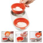 Pocher a ?ufs cr�atif, ustensiles de cuisine de qualit� alimentaire, double tasse, chaudi�re a ?ufs a ...