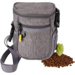 Pochette friandise chien dressage, sac friandise pour chien education, port� par ceinture et bandouli�re ...