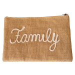 Pochette jute  family