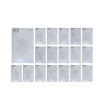 Pochoir dessin no�l 22x35cm