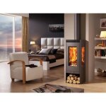 Poele a bois - panadero - alba ecodesign - 9, 5 kw - bûches 50 cm Poele a bois - panadero - alba ecodesign - 9, 5 kw - bûches 50 cm